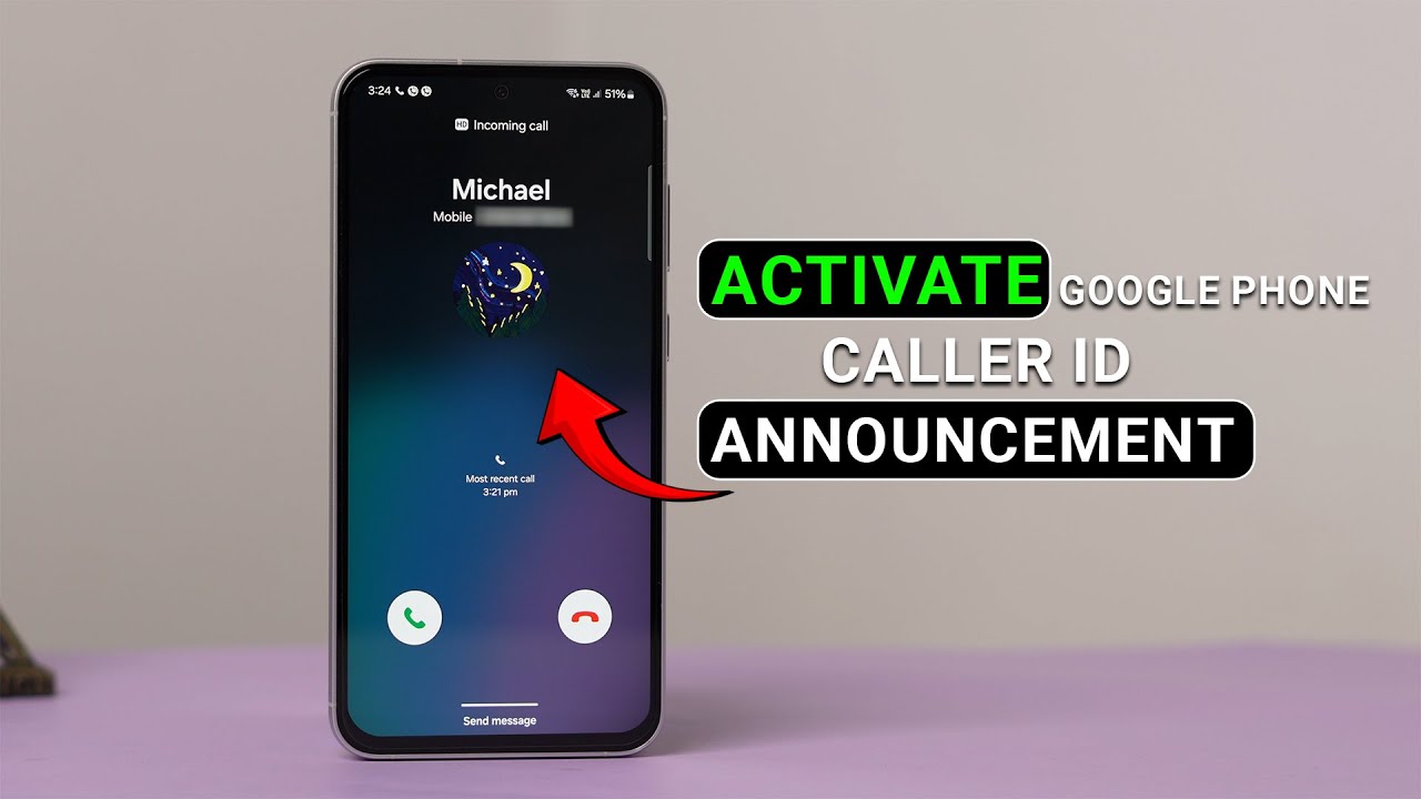 Как активировать функцию оповещения о входящем звонке Google Phone на Android?