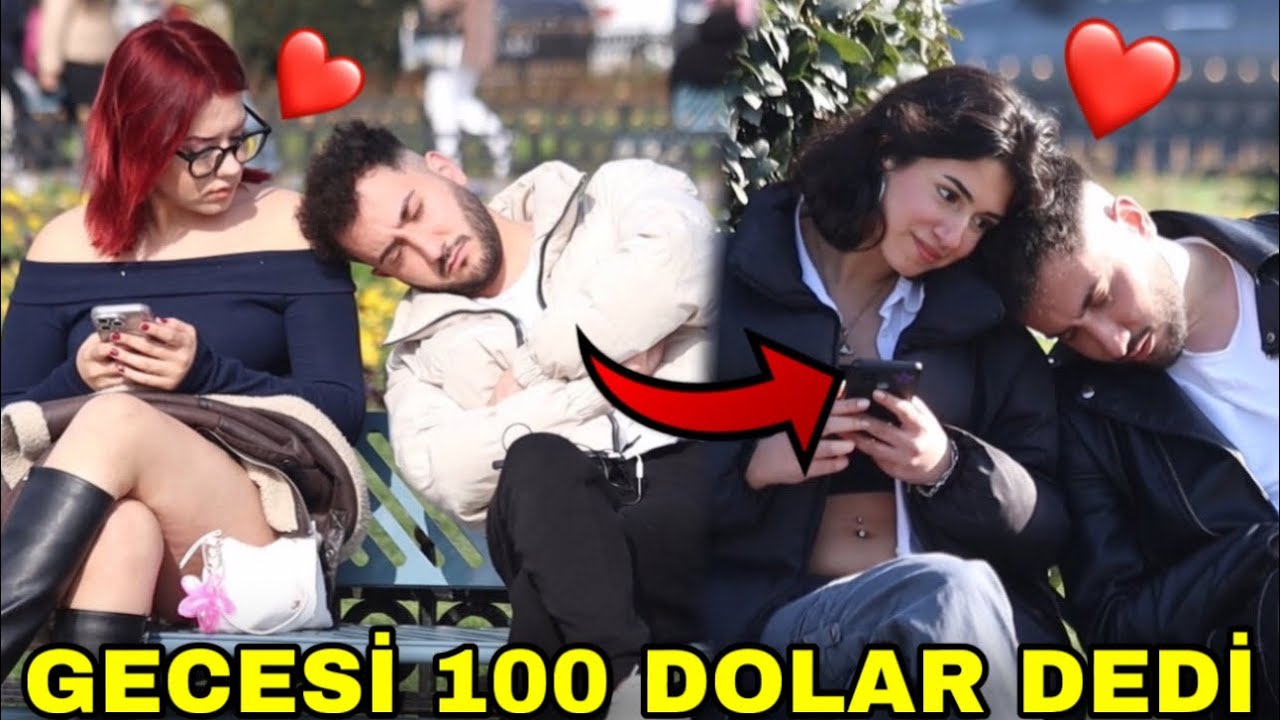 GÜZEL KIZ GECESİ 100 DOLAR DEDİ ! - KIZLARA OMUZDA UYUMA ŞAKASI YAPTIK