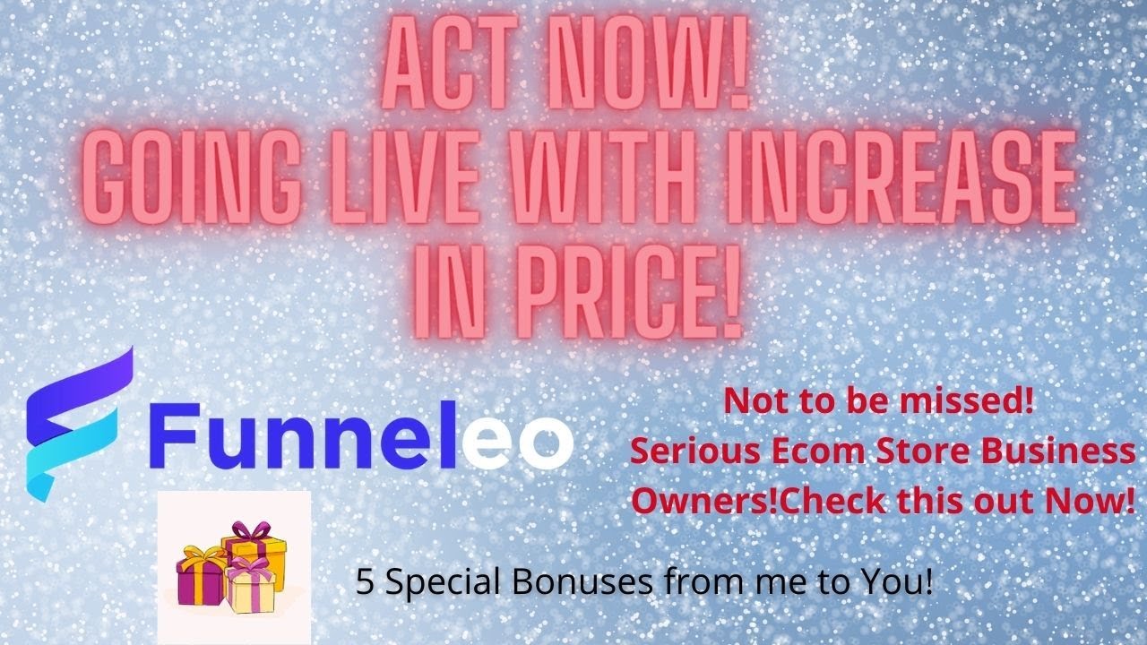 Funneleo presentation by Cindy Donovan - Limited time Offer!