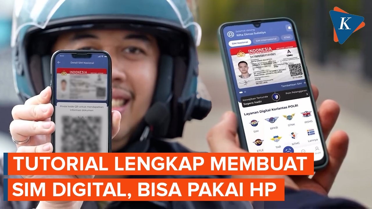 Lupa Bawa SIM? Tunjukkan SIM Digital, Begini Cara Membuatnya