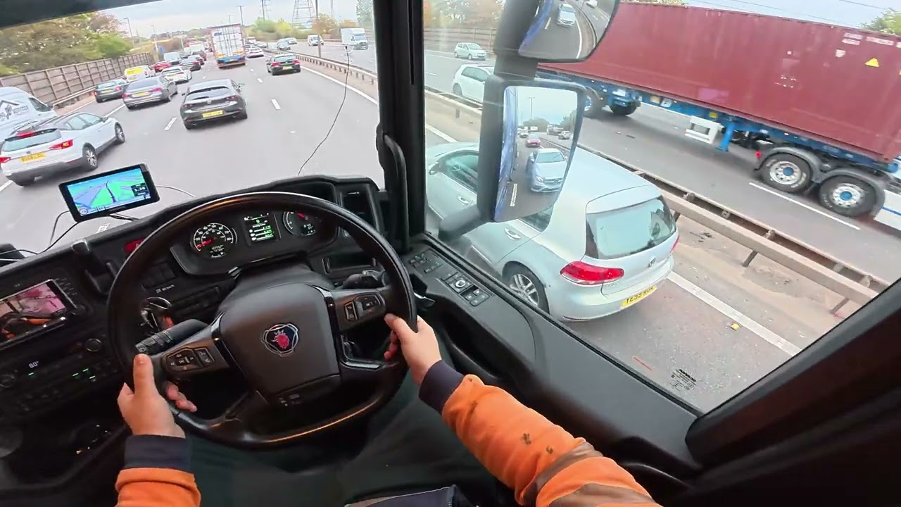 POV DRIVING SCANIA 2024 S450 BIRMINGHAM