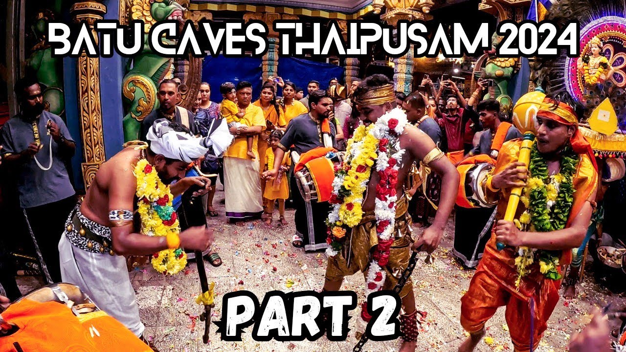 BATU CAVES THAIPUSAM 2024 PART 2 | THE JOYFUL CELEBRATION OF MALAYSIA THAIPUSAM