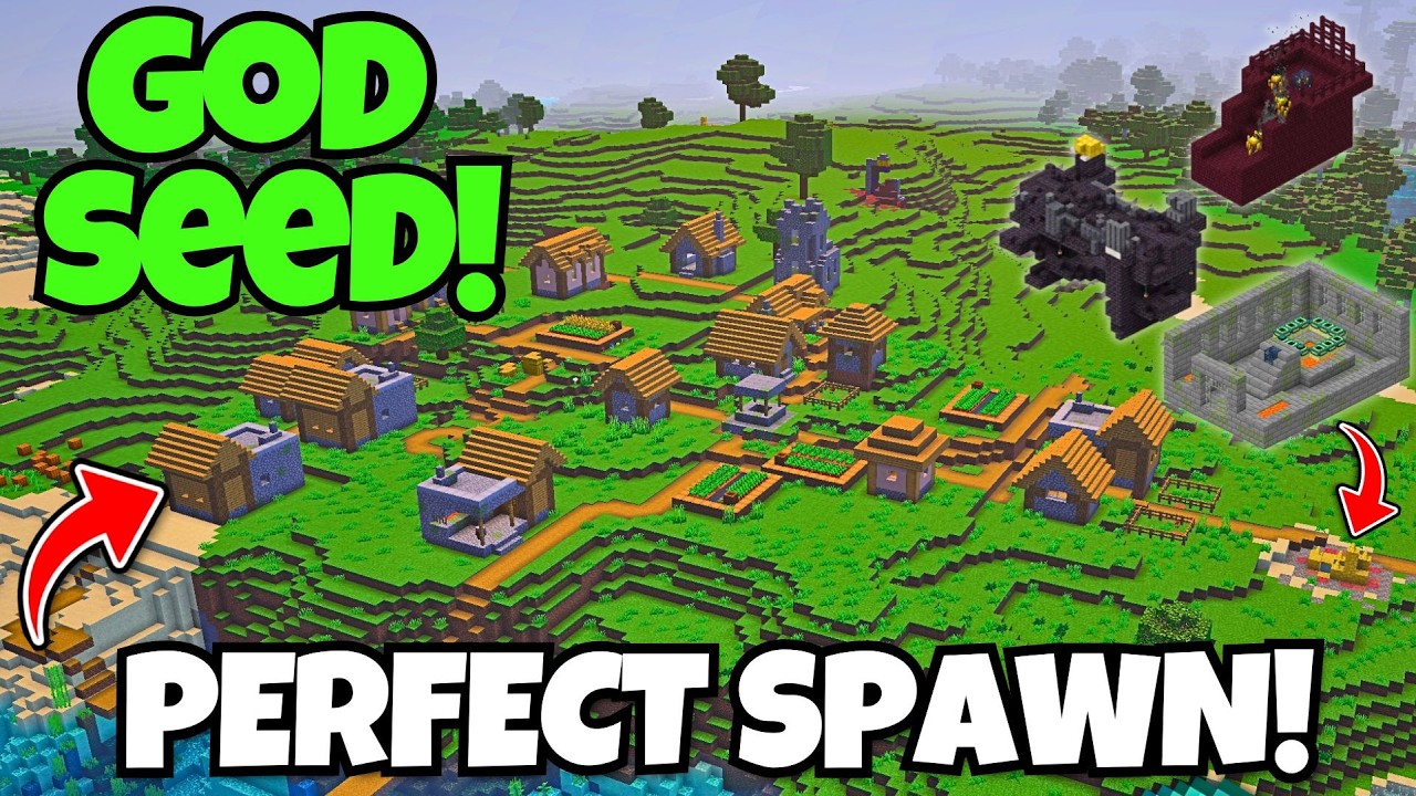 🔥[S-TIER GOD SEED] MINECRAFT 26.33 BEDROCK for SURVIVAL!