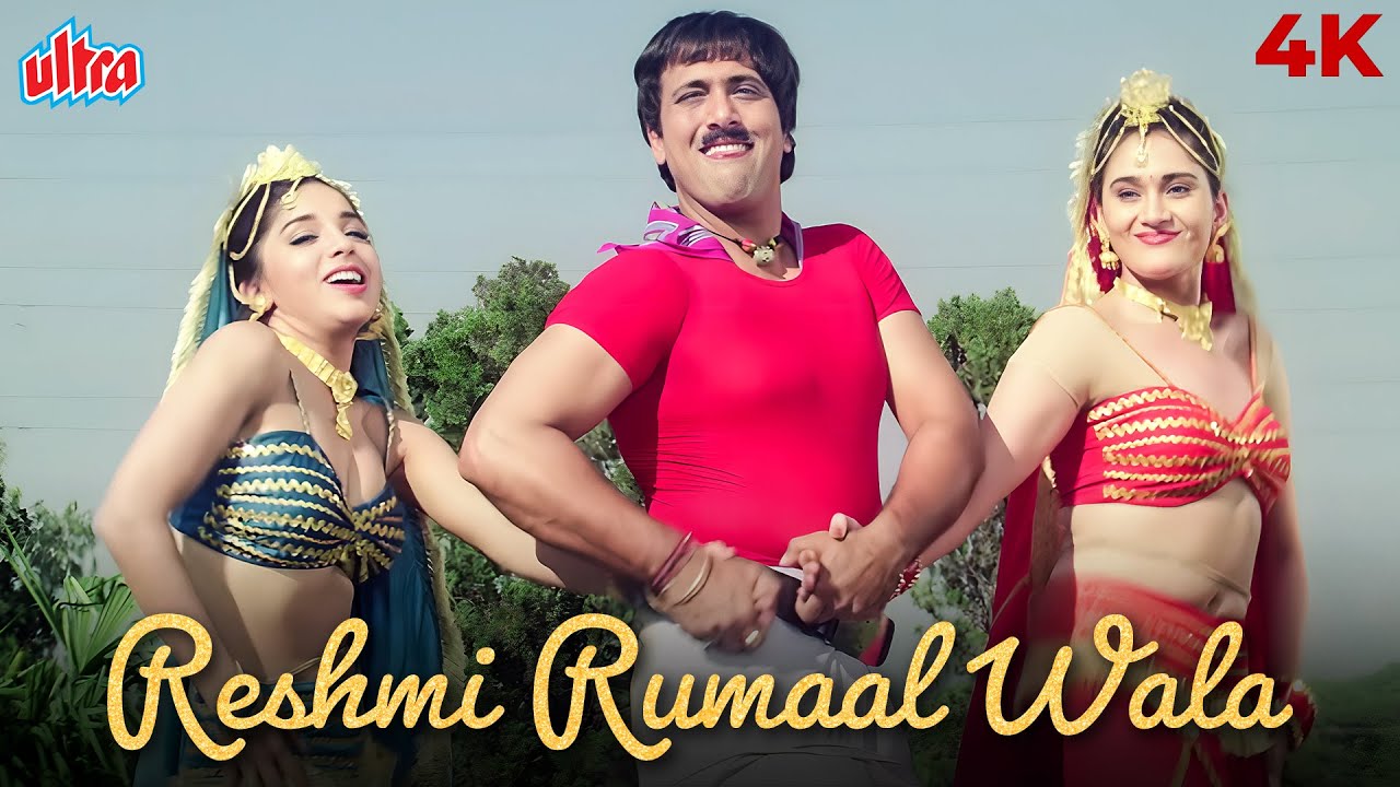 Kumar Sanu: Reshmi Rumaal Wala 4K | Aunty No. 1 (1998) Govinda, Raveena Tandon, Bindu