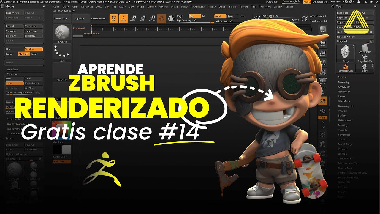 Renderizado Final En ZBrush