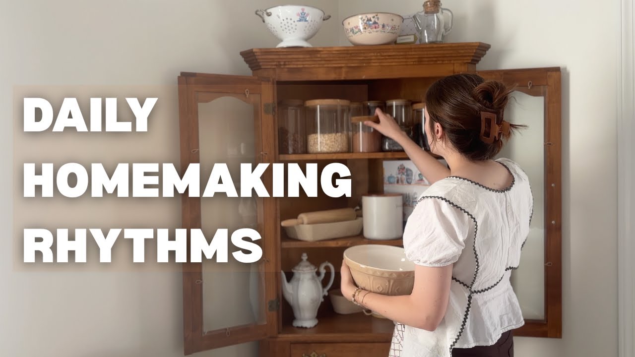 Simple Homemaking Rhythms | A Cozy Day in the Life of a New Homemaker