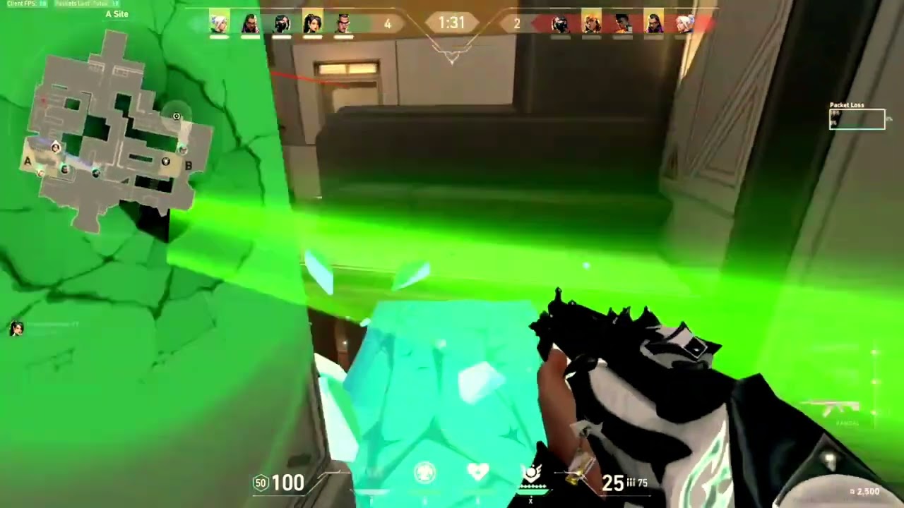 VALORANT | Sage Wall boost in bind & icebox