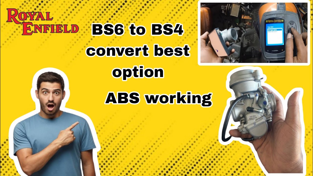 Royal Enfield Classic 350 BS6 Converted to BS4 | ABS Working