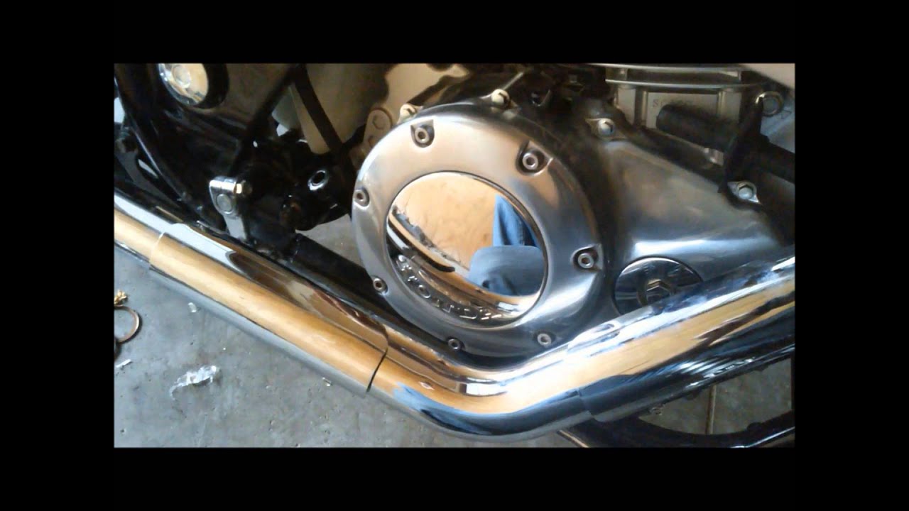 Cobra Drag Pipes Install Honda Shadow 1100 (UPGRADES PART: 3)