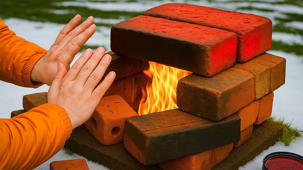 Mystery Solved: Emergency Heating (Free) When There Is No Fuel, No Electricity | DIY Heating Stove.