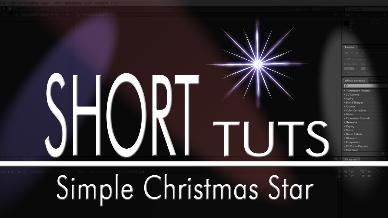 Simple Christmas Star in After Effects
