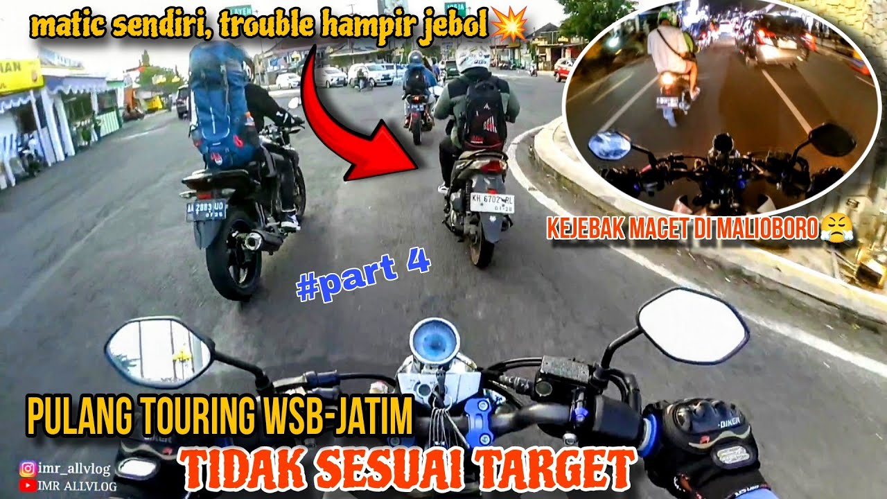 DRAMA PERJALANAN PULANG TOURING JATIM - WONOSOBO‼️ MOTOR MATIC GA KUAT NGIMBANGIN HAMPIR JEBOL💥