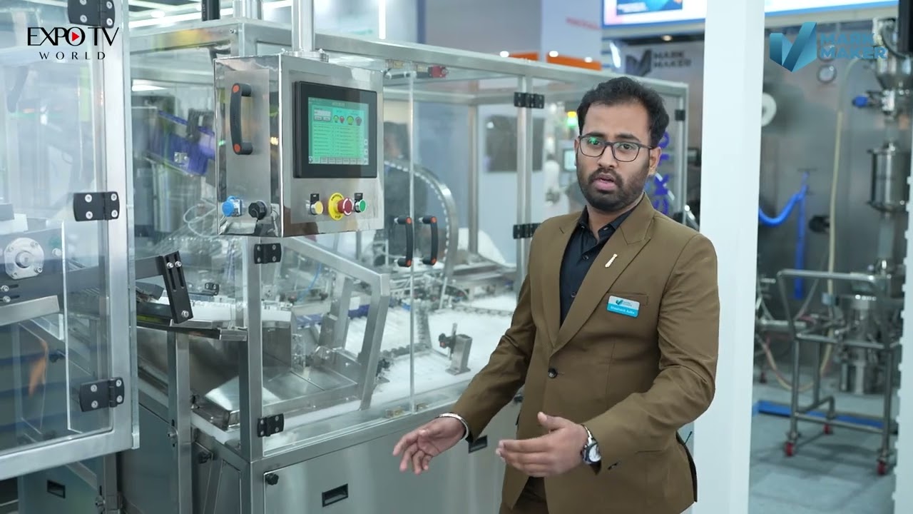 EFFPACK 100 - Effervescent Tablet Packaging Machine by Mark Maker Pharma Engineering