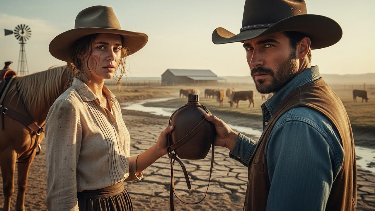 The Drought Had Taken Everything She Owned, The Cowboy Offered Her Half Of His Water And Land