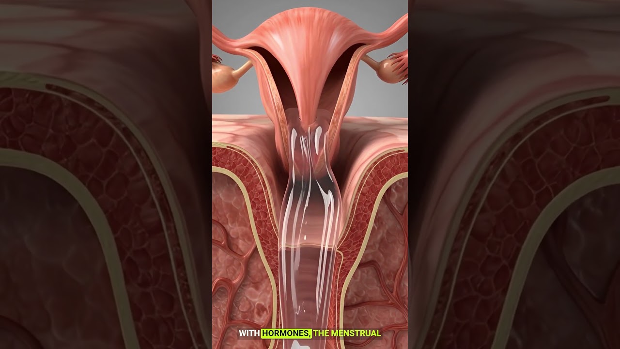 Inside the Female Reproductive System: 3D Vaginal Discharge Explained