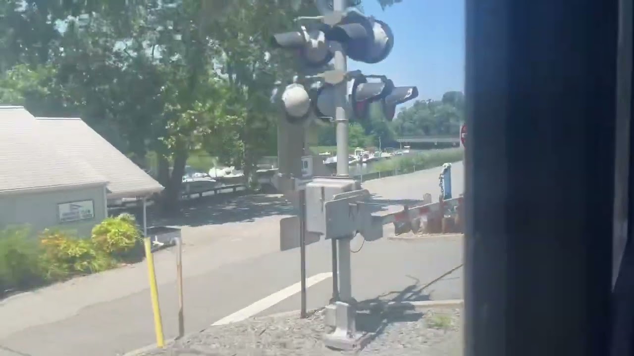 NJ Transit River Line: Stadler GTW LightRail Ride from Trenton Transit Ctr to Pennsauken Transit Ctr