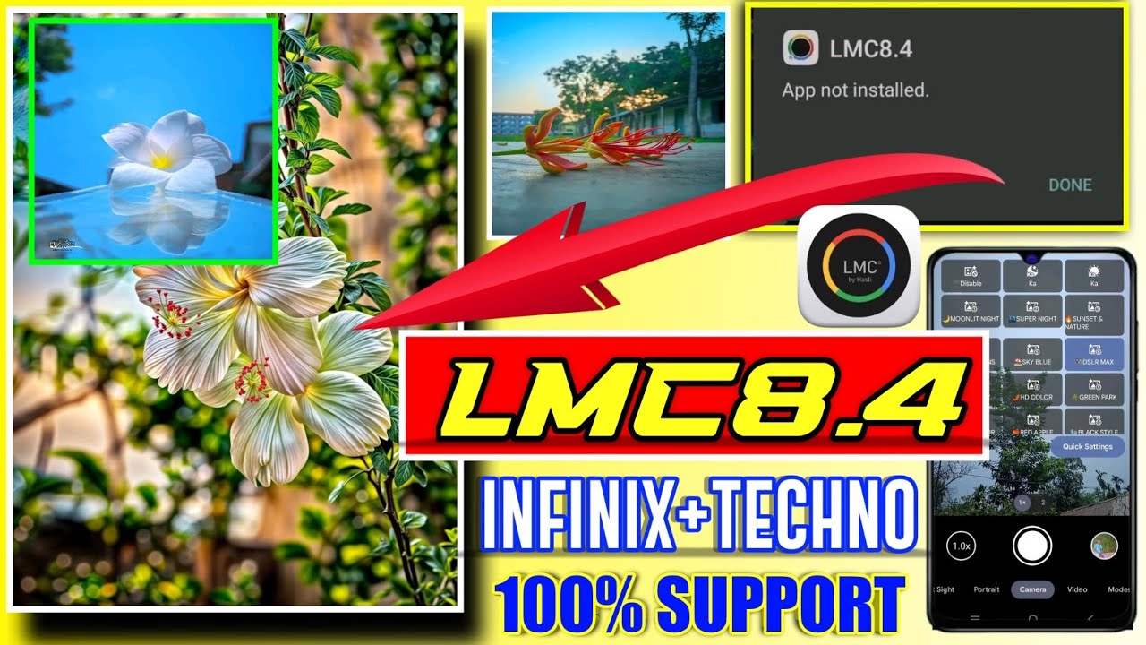 Установка Infinix и Techno Phone LMC 8.4 | Исправлена ​​проблема с камерой LMC | Решение проблемы...