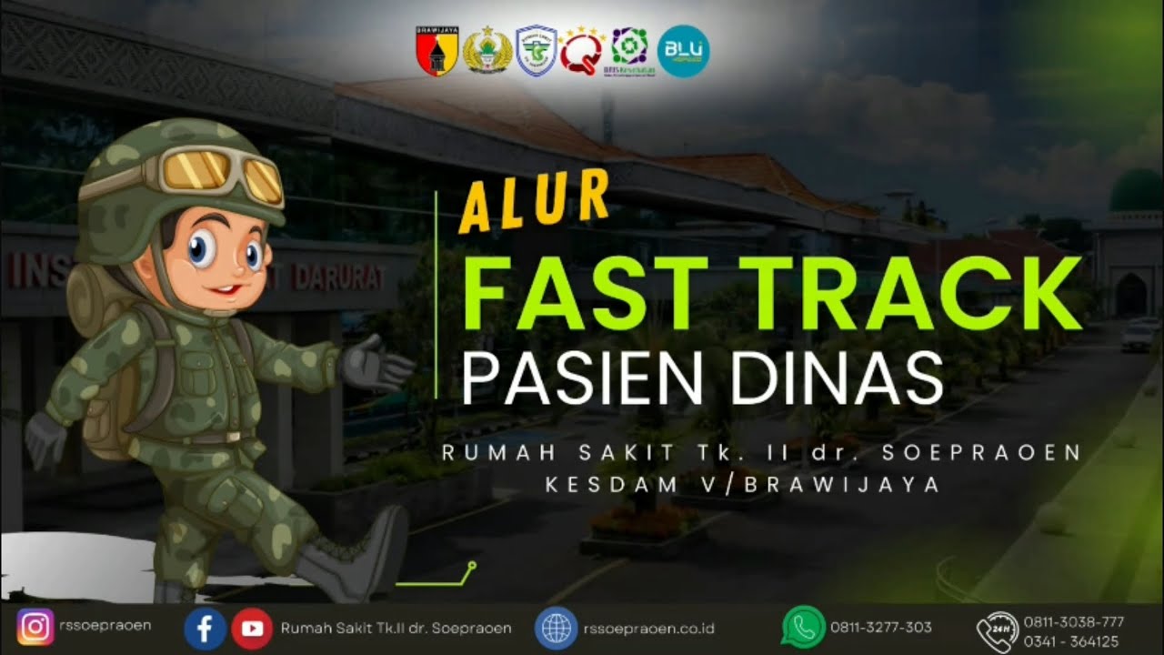 Alur Berobat Pasien Dinas di Rumah Sakit Tk. II dr. Soepraoen