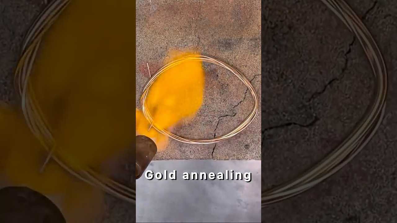 Gold Chain Crafting &mdash; Step 2.9: Annealing Gold Wire