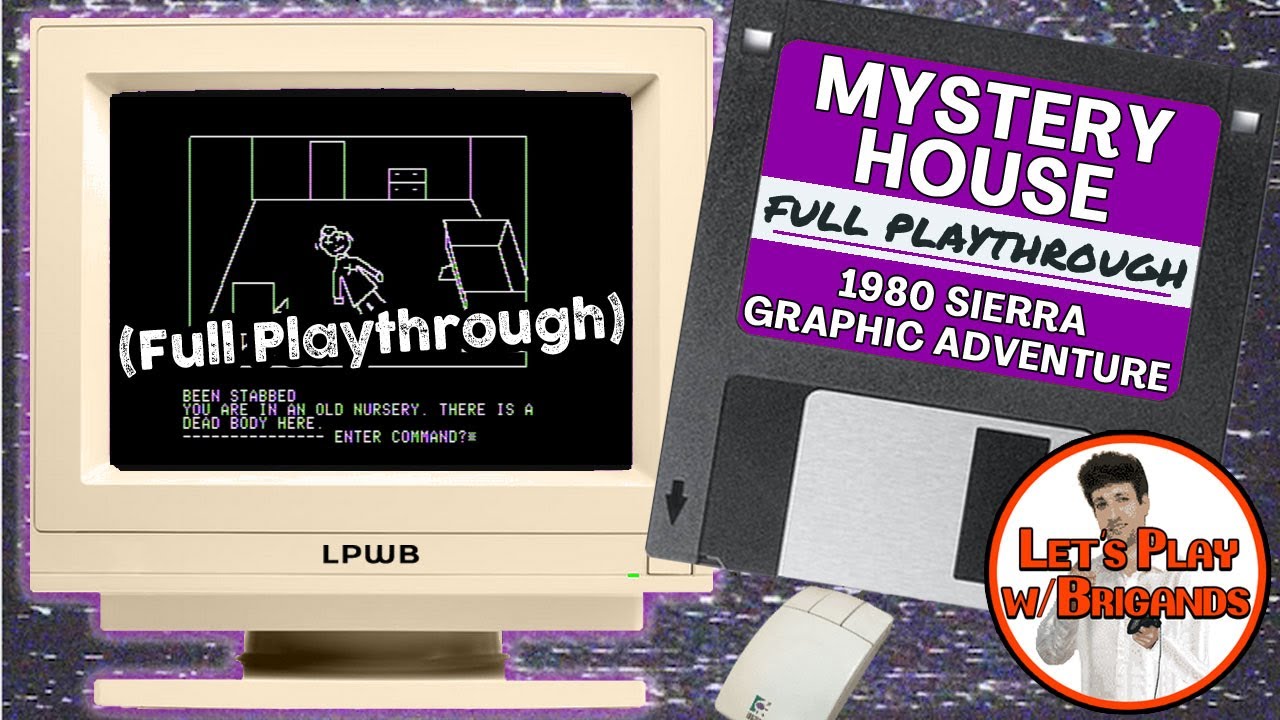 Hi-Res Adventure #1 - Mystery House (Sierra 1980)