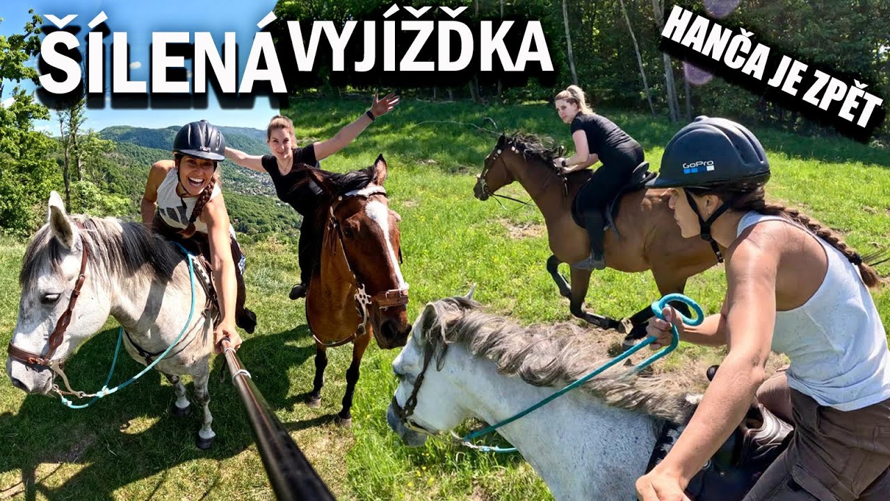 Prodírání zarostlým lesem 😬 zkoušíme dron😅 Vlog s HANČOU