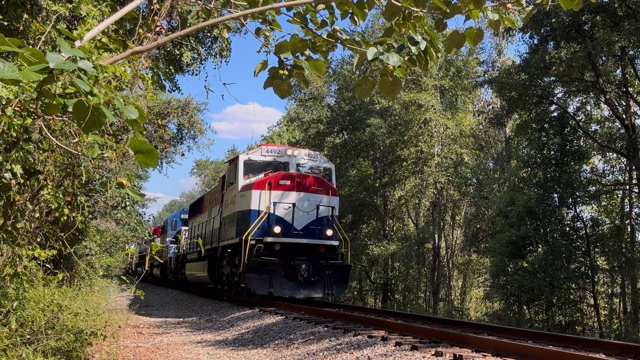 FGA Train Flying Through the Park