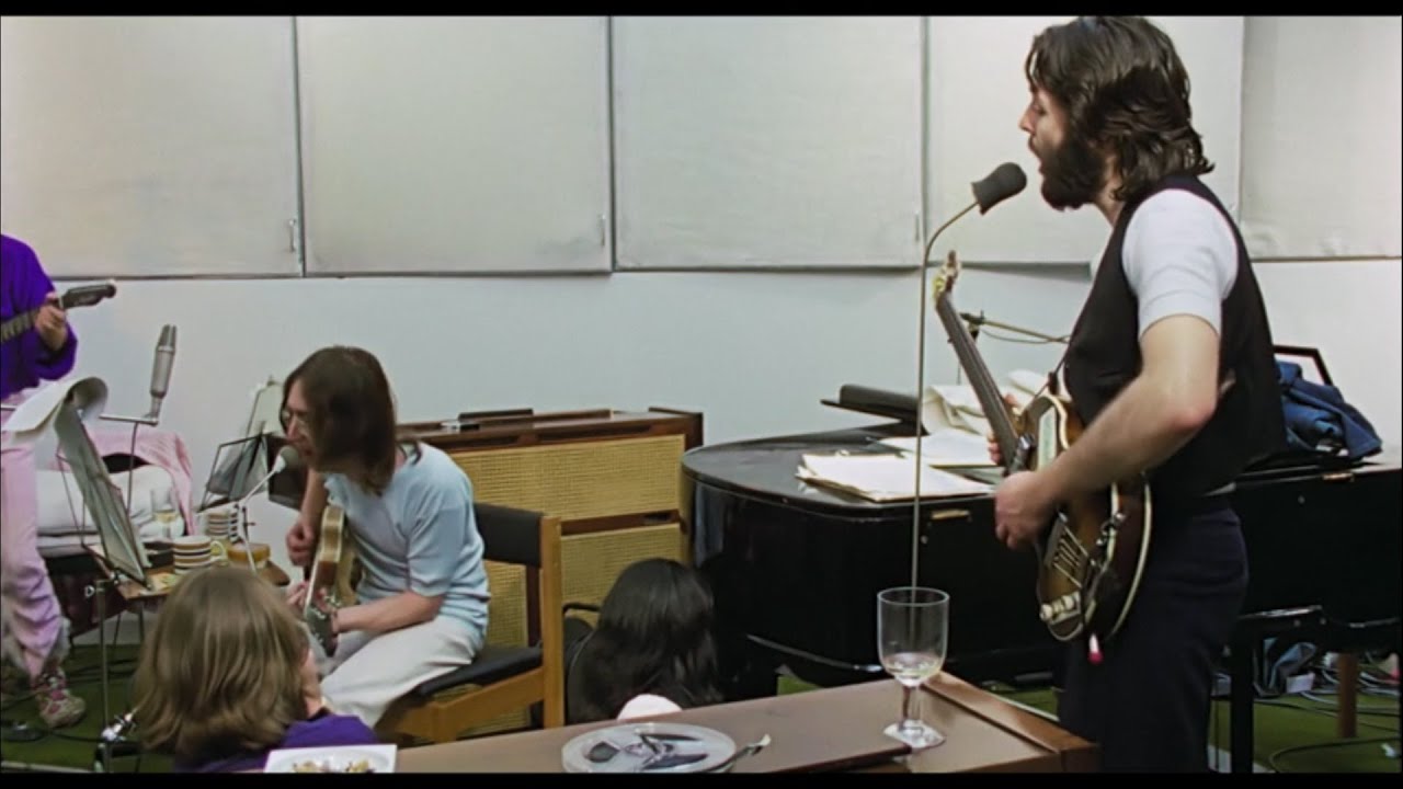 「Oh! Darling」Paul and John are singing together.　The Beatles at Get Back sessions.