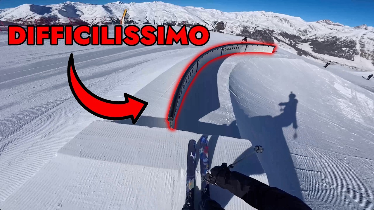 Il NUOVO SNOWPARK di Mottolino - RAIL IMPOSSIBILE da chiudere!