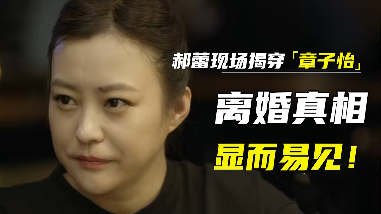 郝蕾有多嚣张？现场揭穿章子怡《我就是演员》性格处事，离婚真相显而易见！#十三邀 #许知远#窦文涛#马东