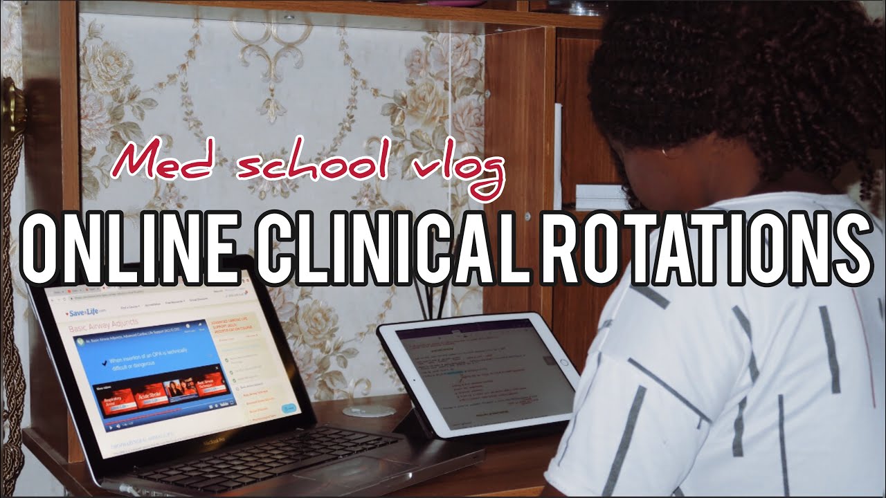 HOW DOES ONLINE MEDICAL SCHOOL WORK? Online clinical rotations, Study Vlog, med school from home