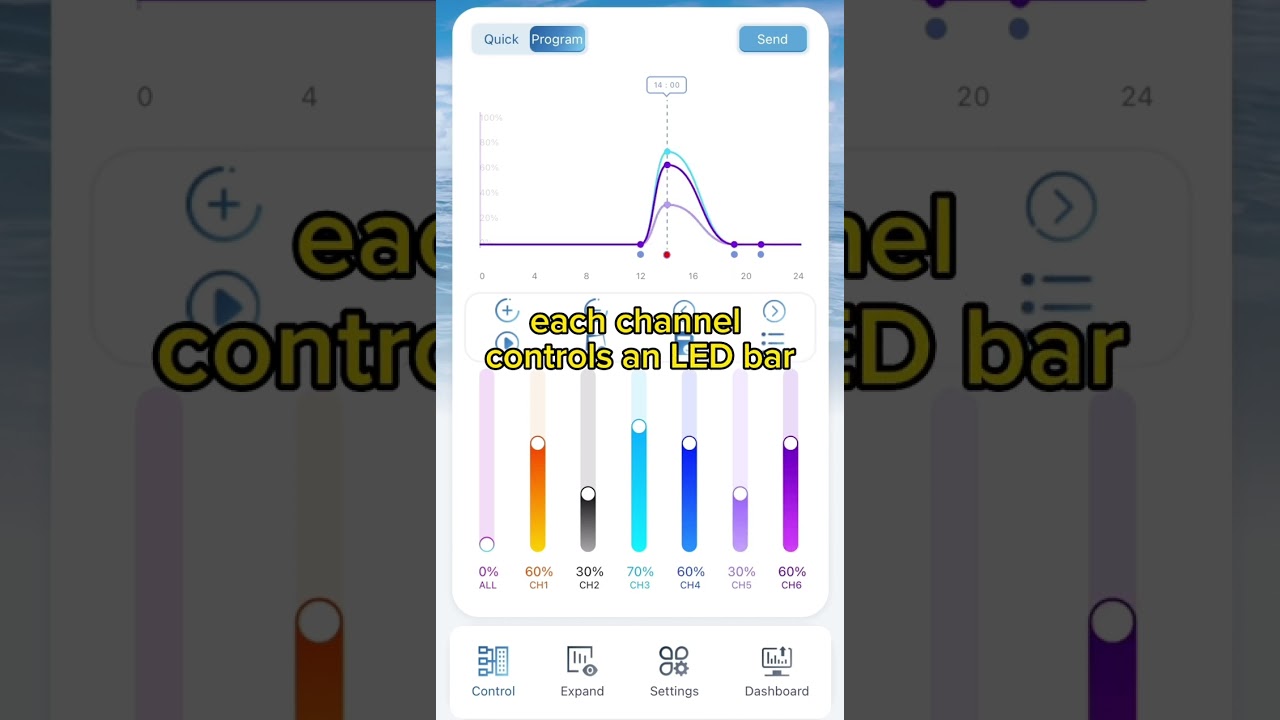 Creating new program in App Orphek Icon / OSIX
