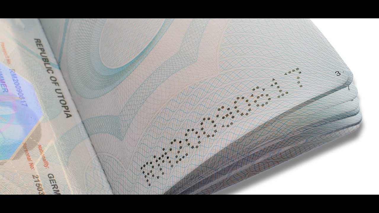 How to make ID numbers on Passport with laser marking machine