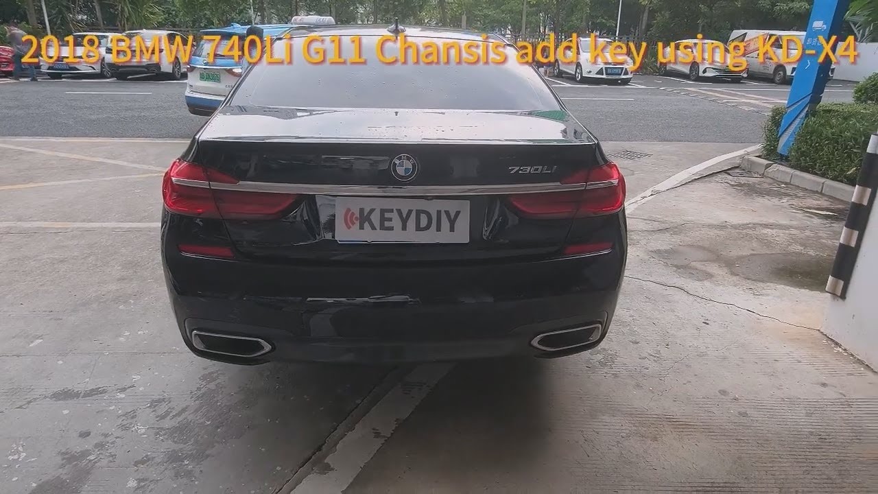 KEYDIY KD-X4 and BDC2: Add Keys for 2018 BMW 740Li (G11)
