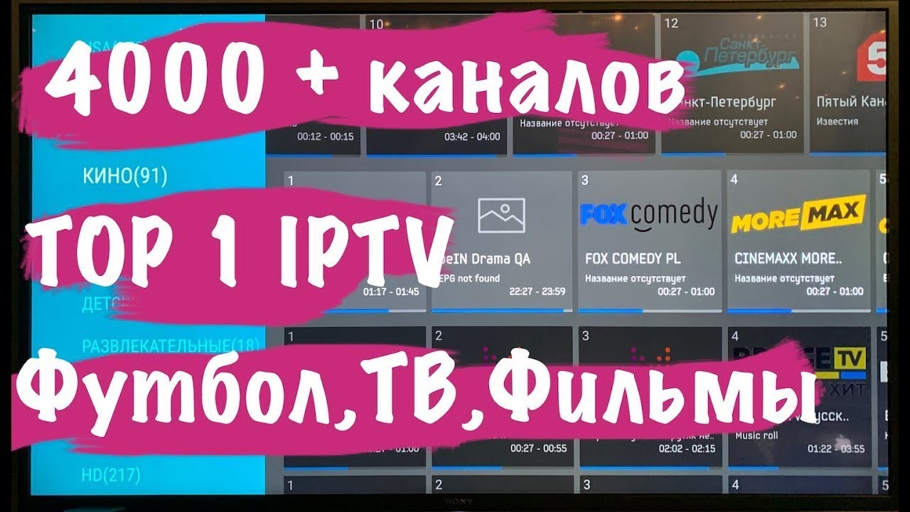 ILOOK TV / TVLIDER / MELORD. Более 4500 телеканалов всего за 1$.