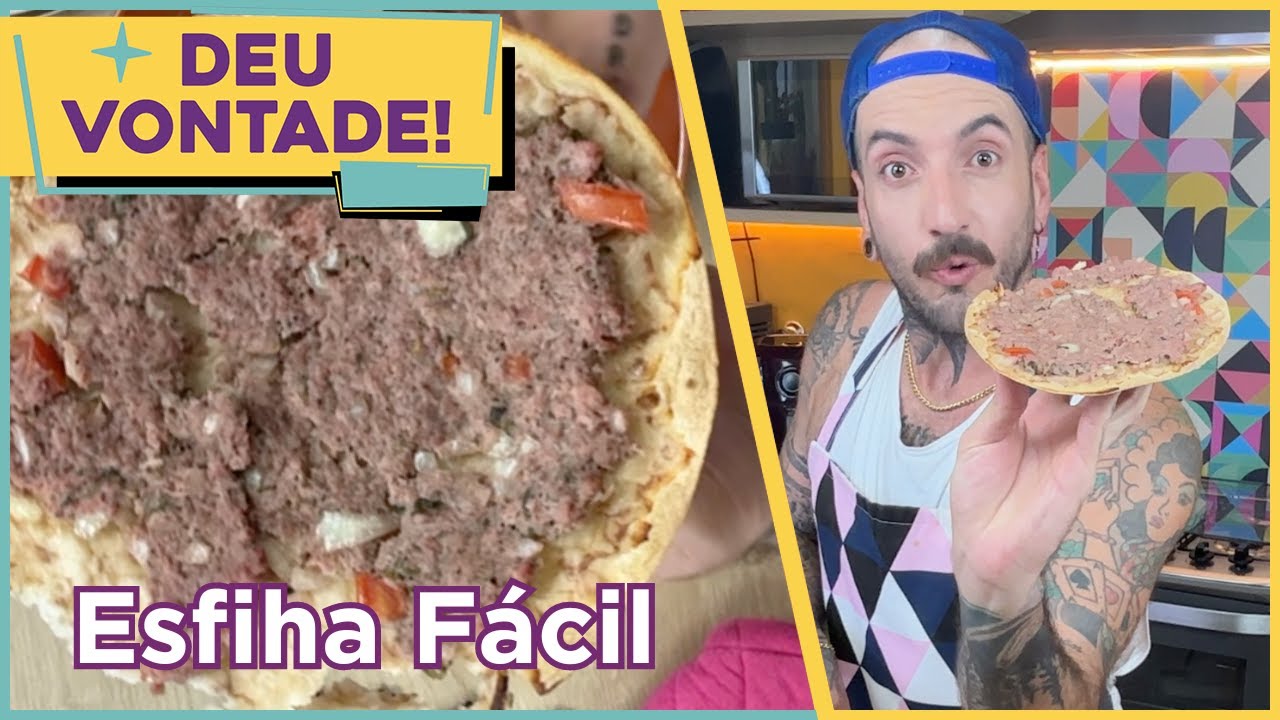 TESTE: Esfiha com Tempero Árabe Fácil