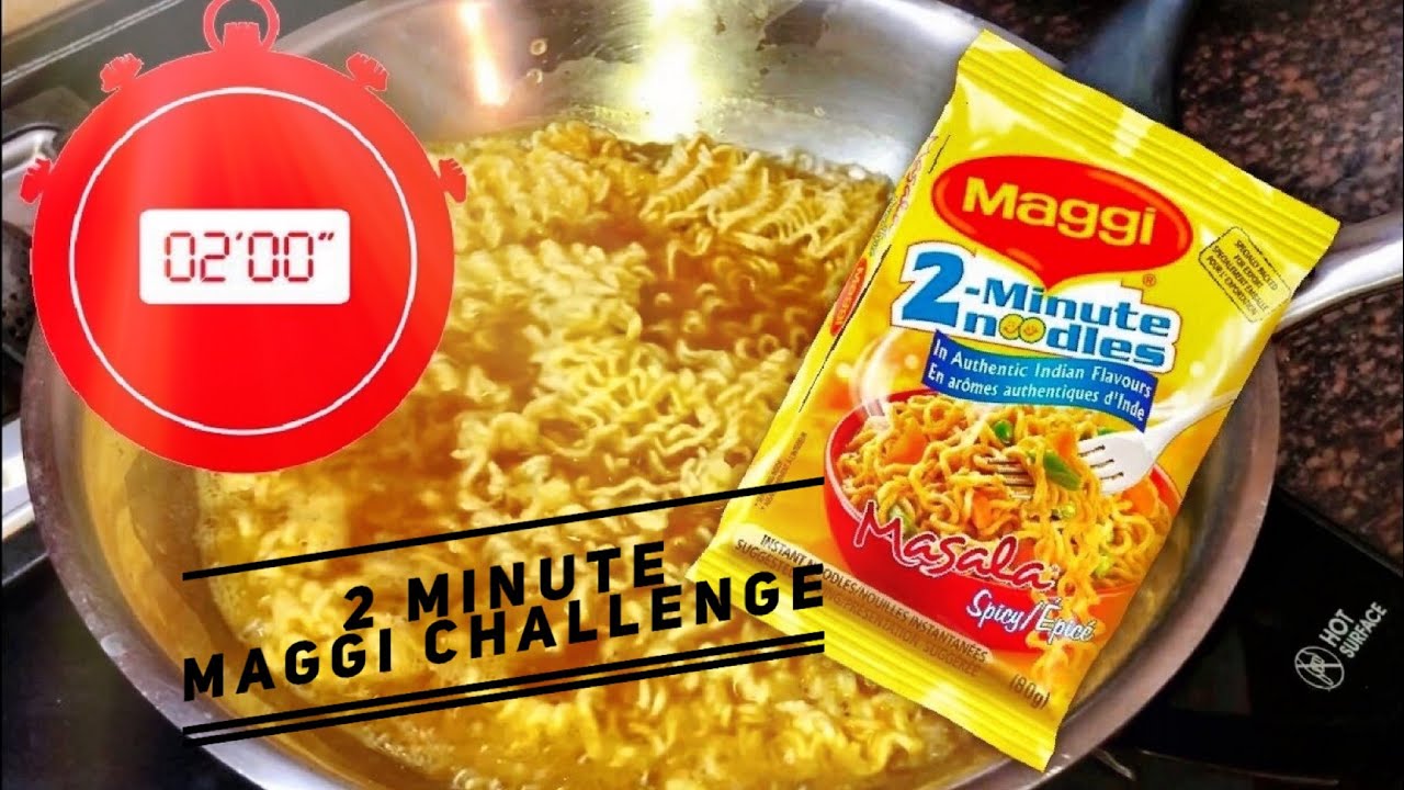 2 Minute Maggi Challenge | मैगी 2 मिनट में तैयार? । Maggi Recipe | Maggi Masala Recipe
