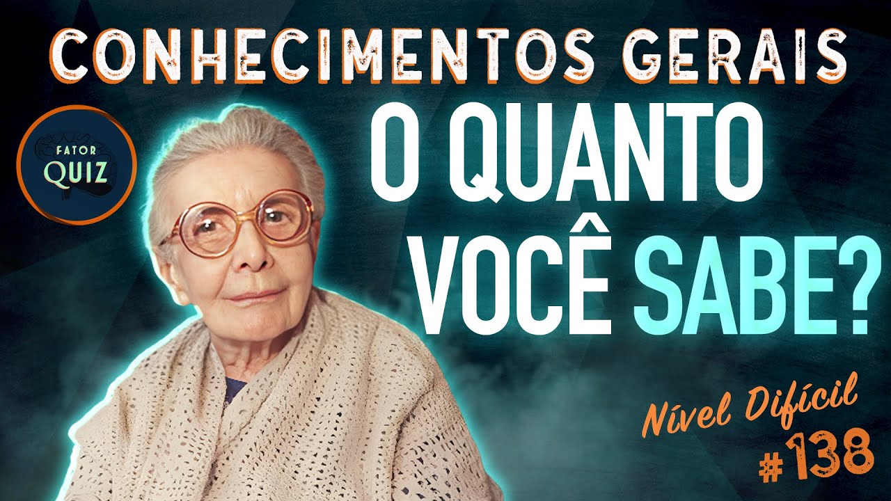 O QUANTO VOCÊ SABE? | QUIZ de CONHECIMENTOS GERAIS 2024