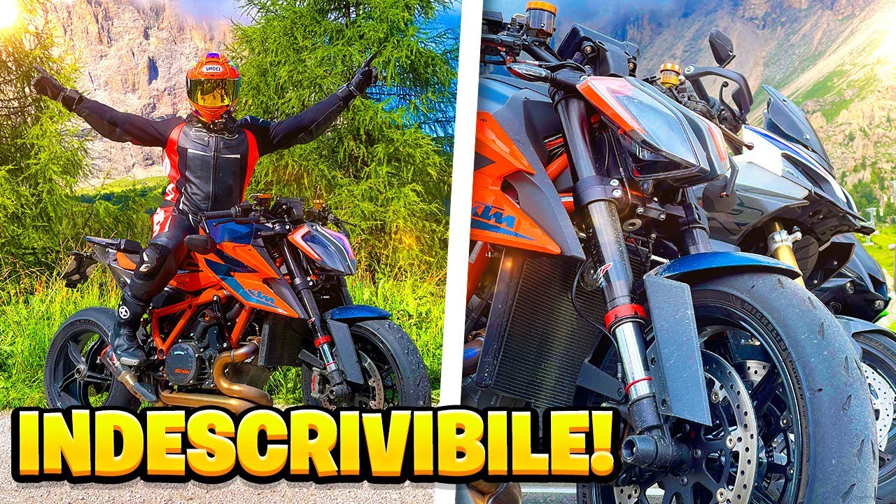 IL KTM 1290 SUPERDUKE SUL PASSO PIU' BELLO D'ITALIA ( A FUOCO🔥)