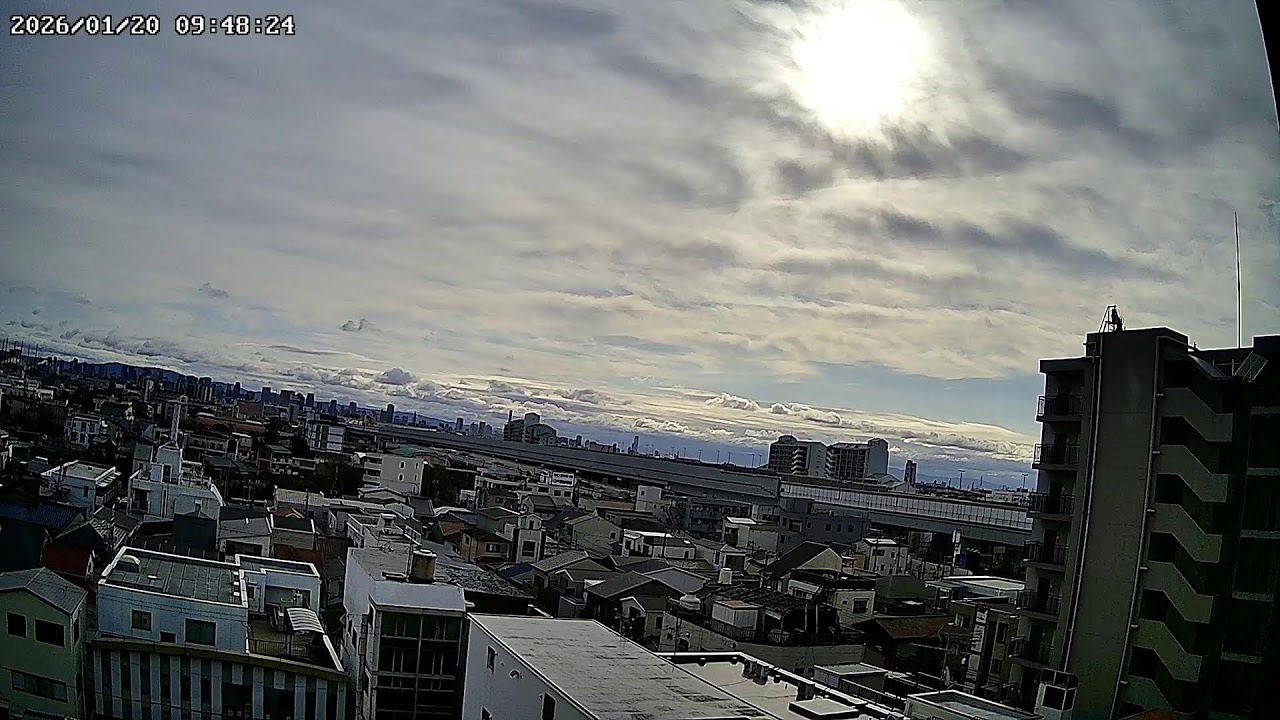兵庫県尼崎市開明町ライブカメラ Hyogo Amagasaki Live camera.world.cam