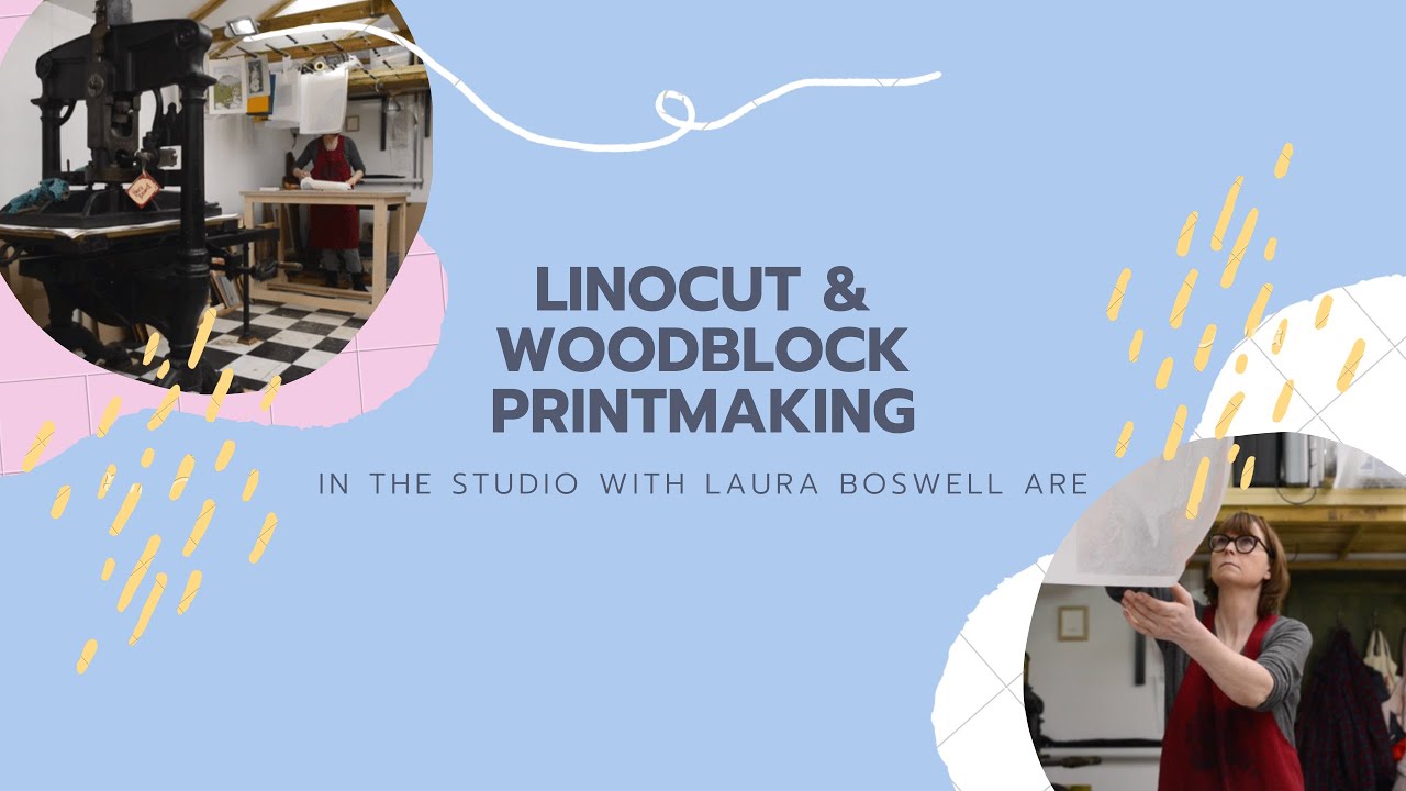 Linocut and Woodblock Printing in the Studio with Laura Boswell ARE