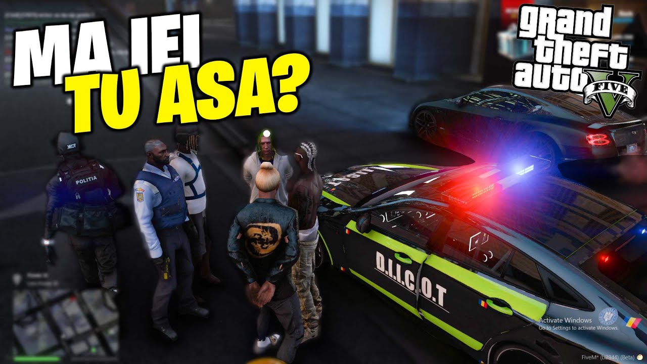 👮 Grup de politisti aroganti cu un COPIL pe FiveM! 🗑️ + despre serverele GUNOAIE!