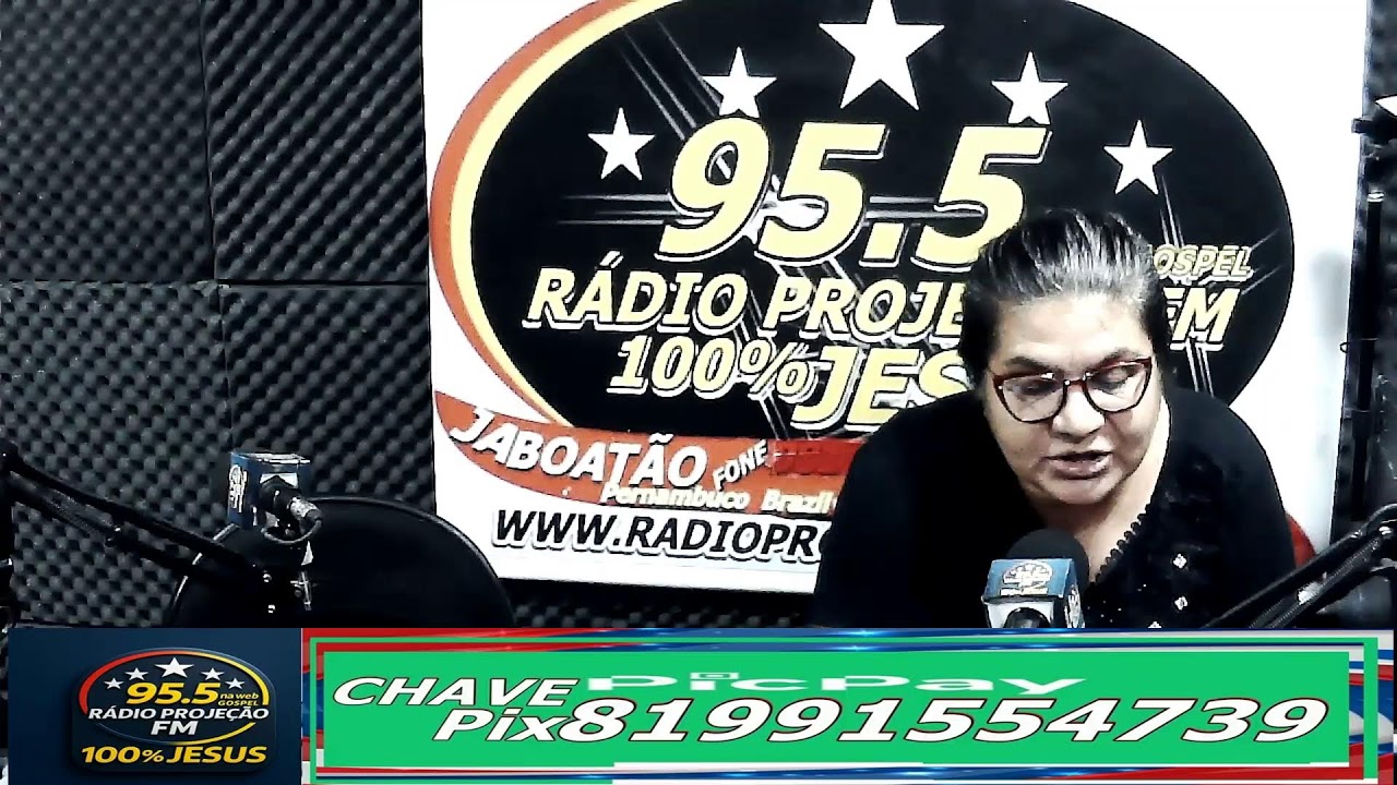 Transmissão ao vivo Projeção na web Deus é fiel 26 Anos 100% jesus 07 03 2026