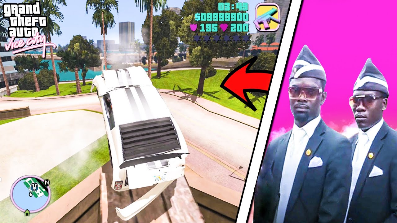 COFFIN MEME + BEAMNG + GTA VICE CITY = ...                | ASTRONOMIA SONG | BeamNG Drive MEMES #74