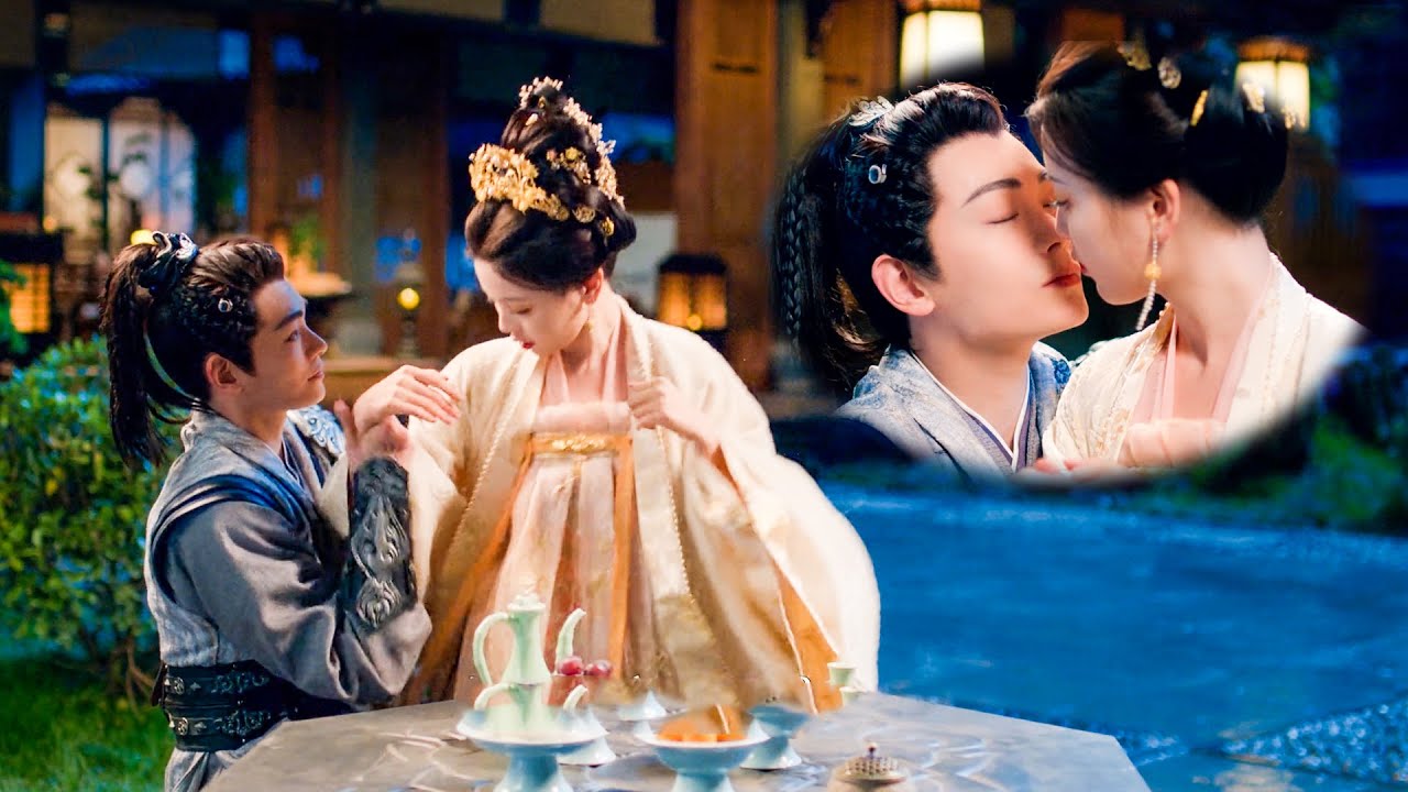 看着眼前明媚的灰姑娘，霸道將軍不再克制欲望，抱住她深情熱吻！#七時吉祥 #楊超越 💖#丁禹兮