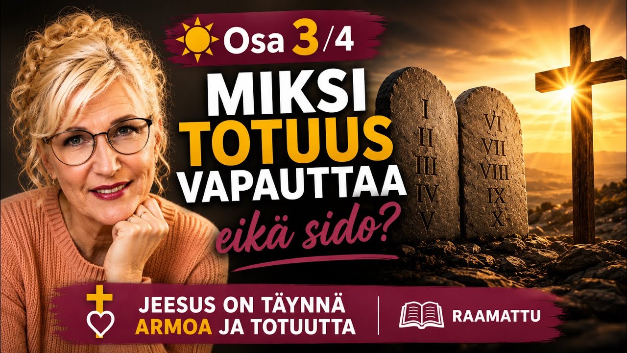 ☀️Osa 3 - Totuus / Jeesus ON  täynnä Totuutta – miksi se vapauttaa eikä sido? 