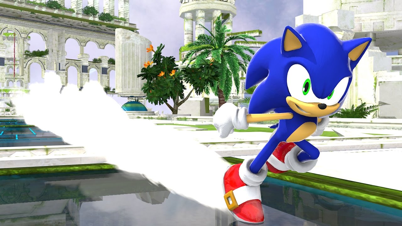 Соник Ёжик на Sky Sanctuary Zone (3D Sonic Animation)
