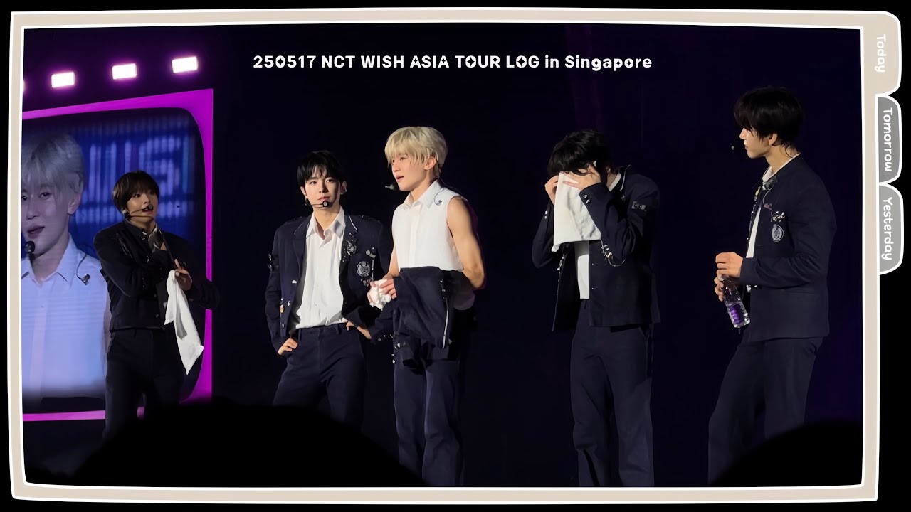 NCT WISH 自存 ｜250517 NCT WISH ASIA TOUR LOG in Singapore 🇸🇬