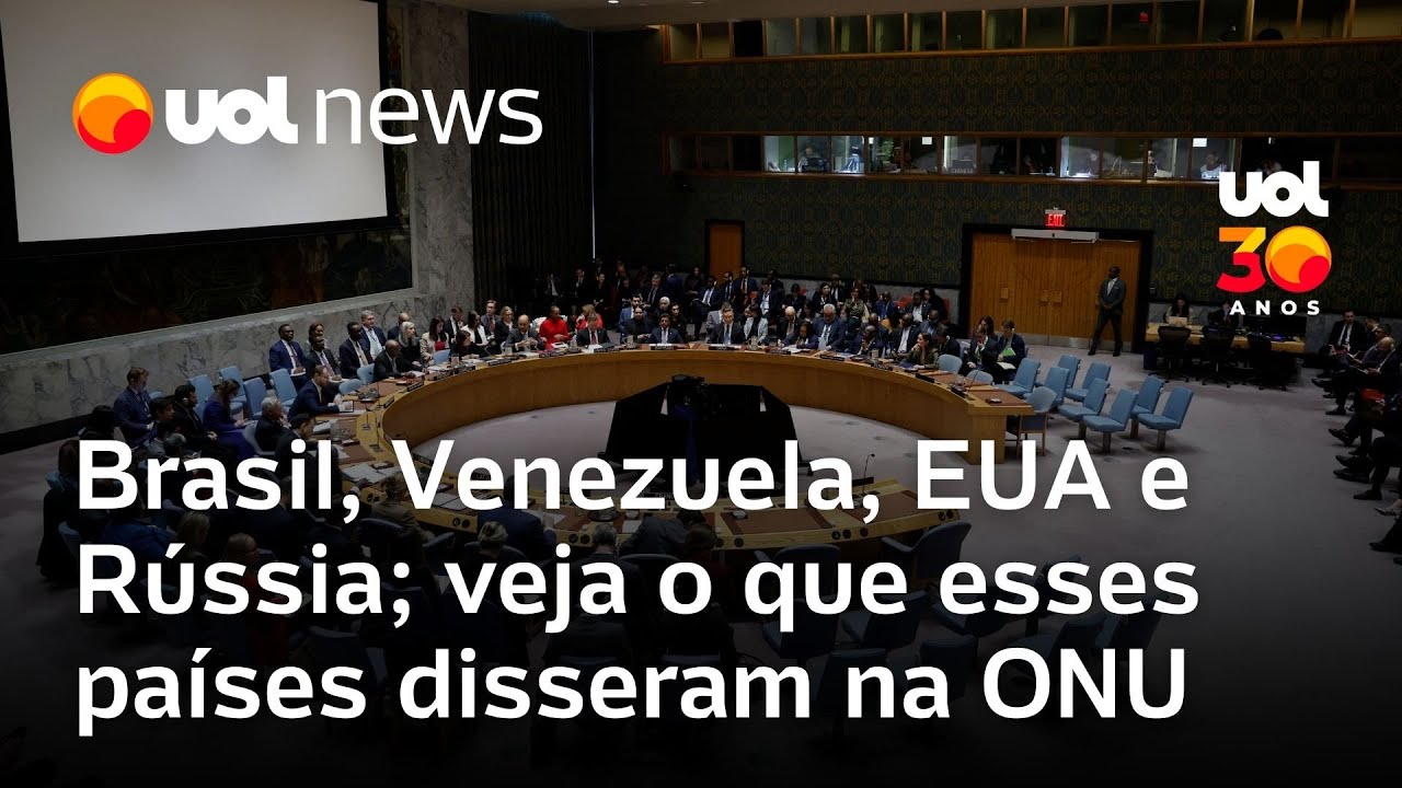 Maduro preso: Venezuela, EUA, Brasil e R&uacute;ssia; veja o que esses pa&iacute;ses disseram na ONU