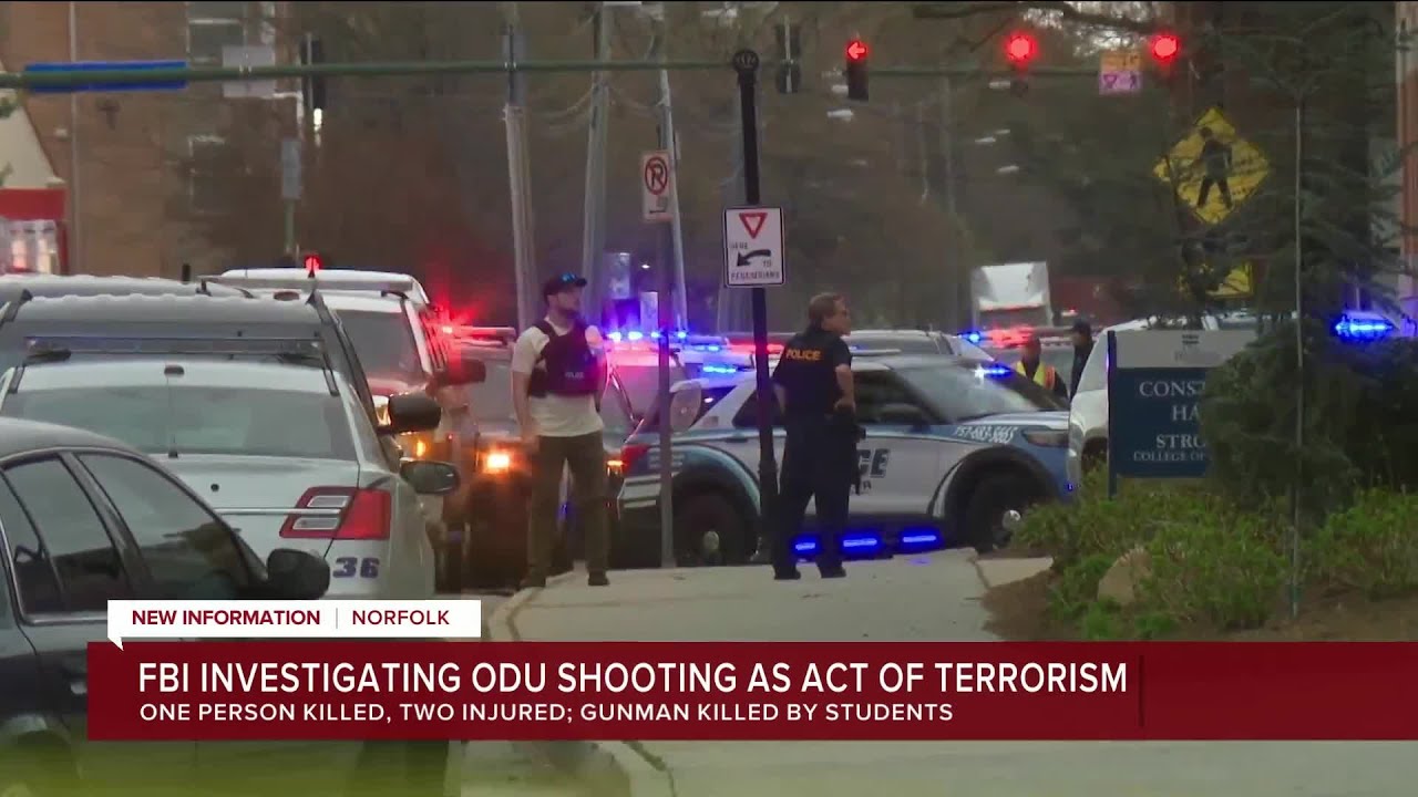 Deadly shooting at Old Dominion University was act of terrorism, FBI says