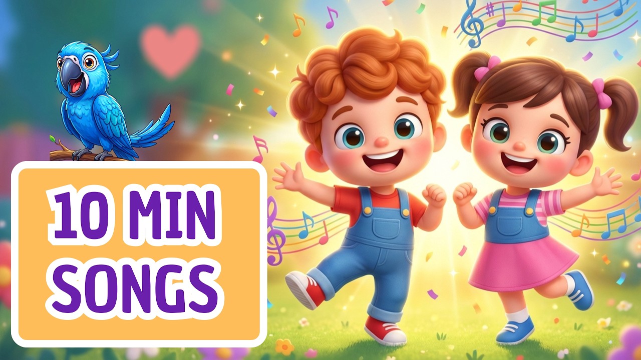 Kids Songs Compilation ⚽🦆🛁 | Soccer, Colors, Bath Time & Surprise Songs | 10 Minutes of Fun